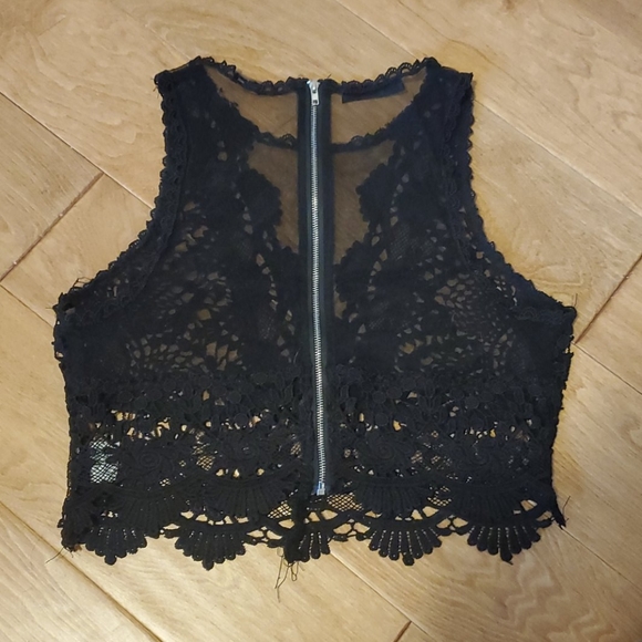 SHEIN crop top black - Picture 2 of 2